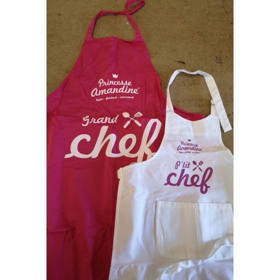 Kit Pochette Tabliers : 1 Aldute - 1 Enfant